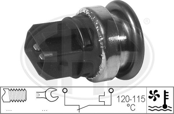 ERA 330198 - Термовимикач, вентилятор радіатора / кондиціонера autocars.com.ua