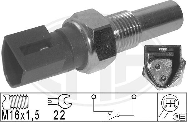 ERA 330250 - Датчик, контактний перемикач, фара заднього ходу autocars.com.ua