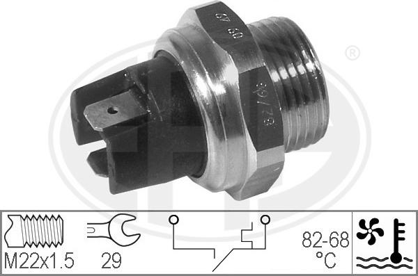 ERA 330266 - Термовимикач, вентилятор радіатора / кондиціонера autocars.com.ua