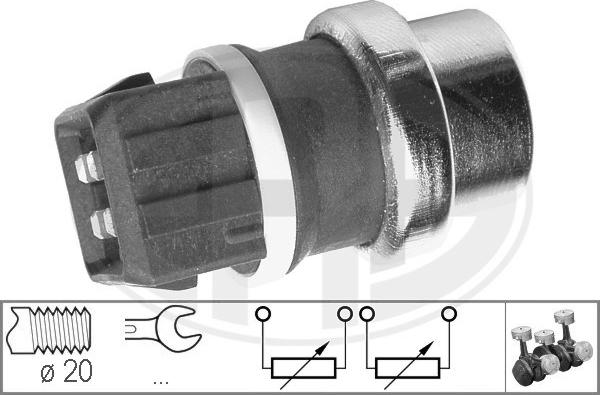 ERA 330287 - Датчик, температура охлаждающей жидкости autodnr.net