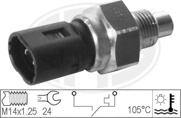 ERA 330311 - Датчик, температура охолоджуючої рідини autocars.com.ua