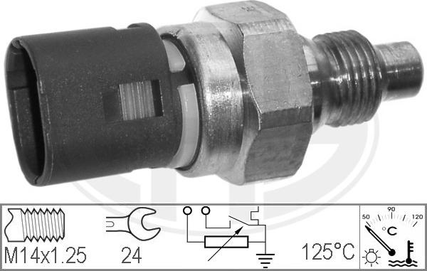 ERA 330313 - Датчик, температура охолоджуючої рідини autocars.com.ua