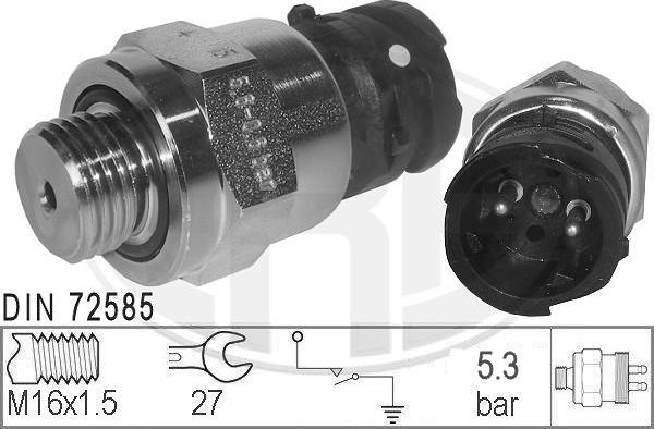 ERA 330506 - Датчик, пневматична система autocars.com.ua