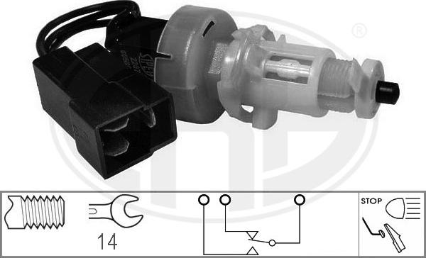 ERA 330523 - Вимикач ліхтаря сигналу гальмування autocars.com.ua