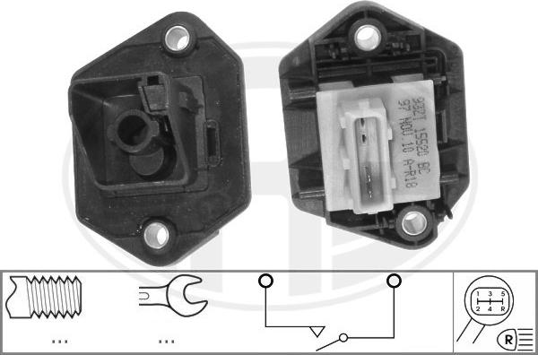 ERA 330601 - Датчик, переключатель, фара заднего хода avtokuzovplus.com.ua