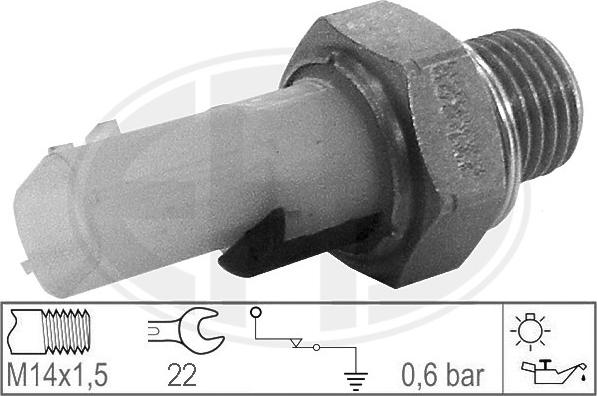 ERA 330698 - Датчик, тиск масла autocars.com.ua