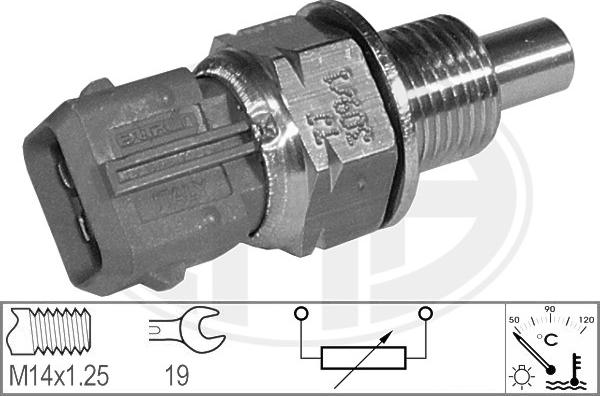 ERA 330709 - Датчик, температура охлаждающей жидкости avtokuzovplus.com.ua