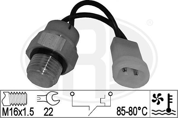 ERA 330879 - Термовыключатель, вентилятор радиатора / кондиционера avtokuzovplus.com.ua