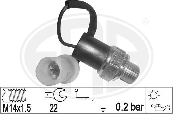 ERA 330899 - Датчик, тиск масла autocars.com.ua