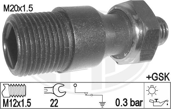 ERA 330903 - Датчик, давление масла avtokuzovplus.com.ua