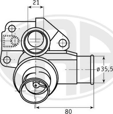 ERA 350236 - Термостат, охлаждающая жидкость avtokuzovplus.com.ua