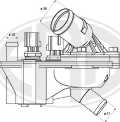 ERA 350349 - Термостат, охлаждающая жидкость autodnr.net