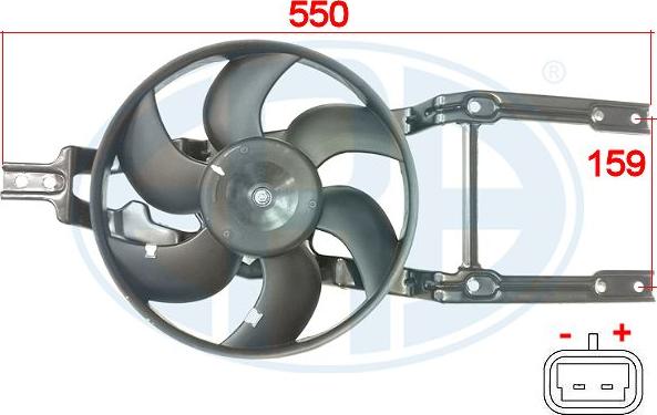 ERA 352052 - Вентилятор, охолодження двигуна autocars.com.ua