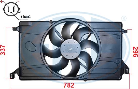 ERA 352140 - Вентилятор, охлаждение двигателя avtokuzovplus.com.ua