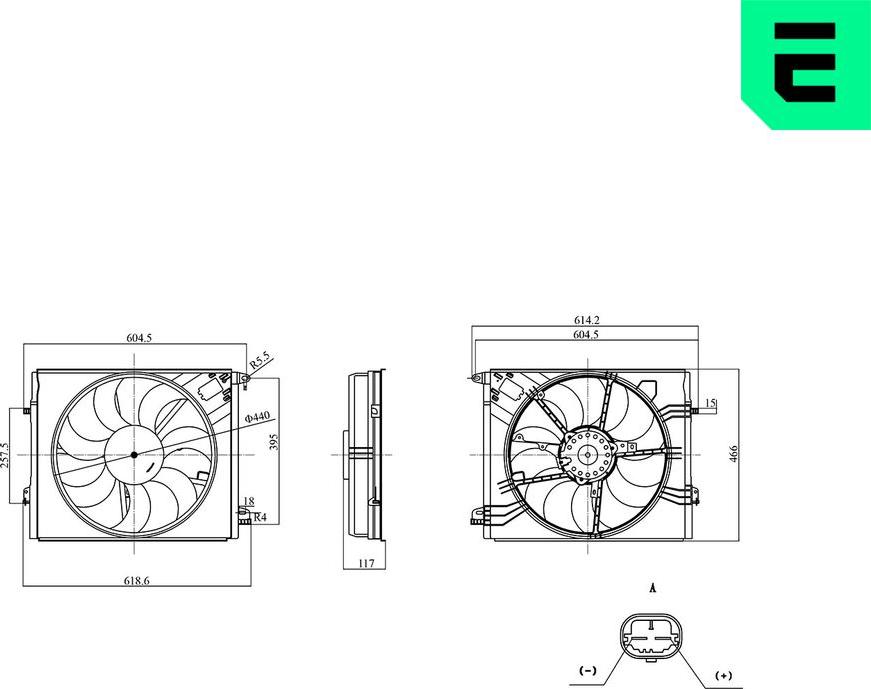 ERA 352152 - Вентилятор, охолодження двигуна autocars.com.ua