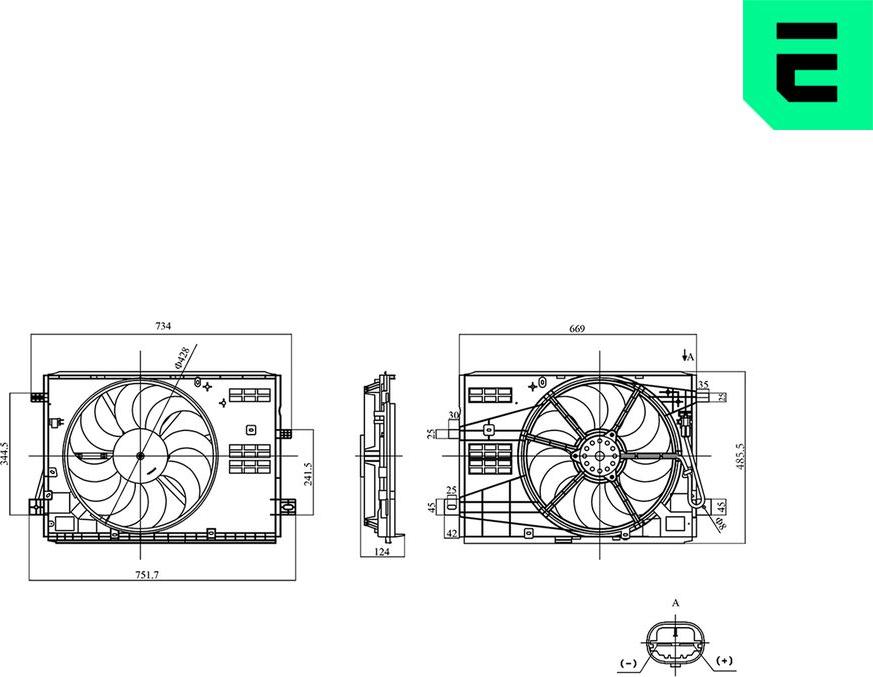 ERA 352160 - Вентилятор, охолодження двигуна autocars.com.ua