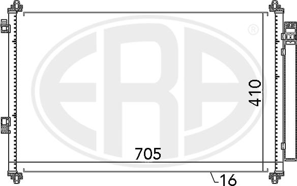 ERA 667057 - Радiатор autocars.com.ua
