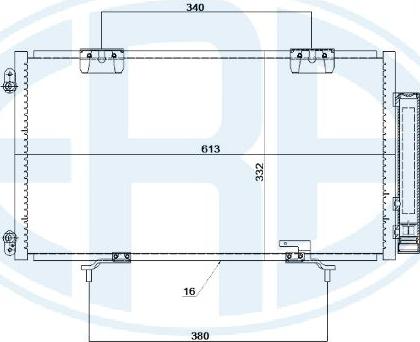 ERA 667209 - Конденсатор кондиционера avtokuzovplus.com.ua