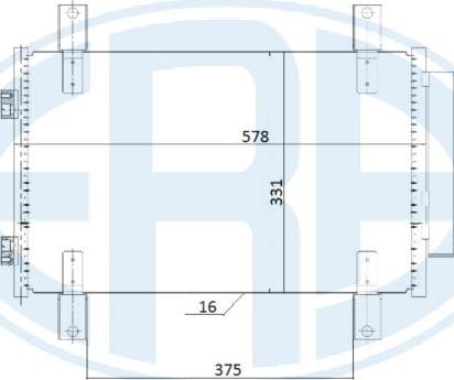 ERA 667240 - Конденсатор кондиционера avtokuzovplus.com.ua