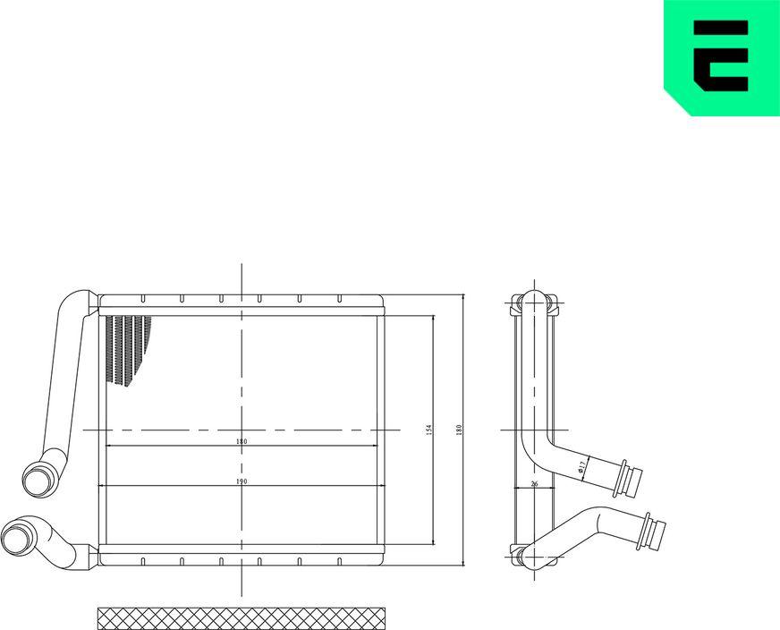 ERA 669203 - Теплообмінник, опалення салону autocars.com.ua