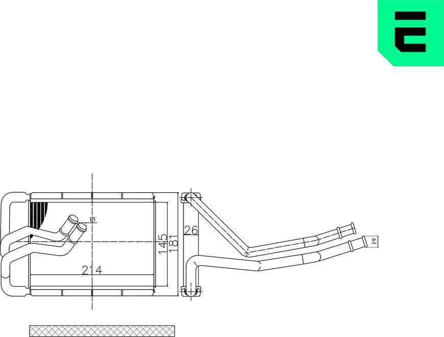 ERA 669216 - Теплообмінник, опалення салону autocars.com.ua