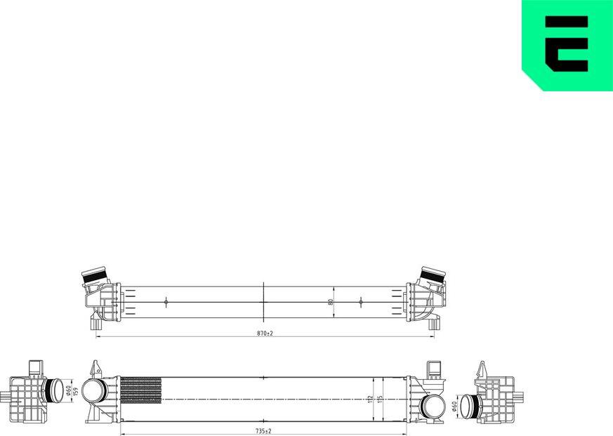 ERA 672003 - Интеркулер autocars.com.ua