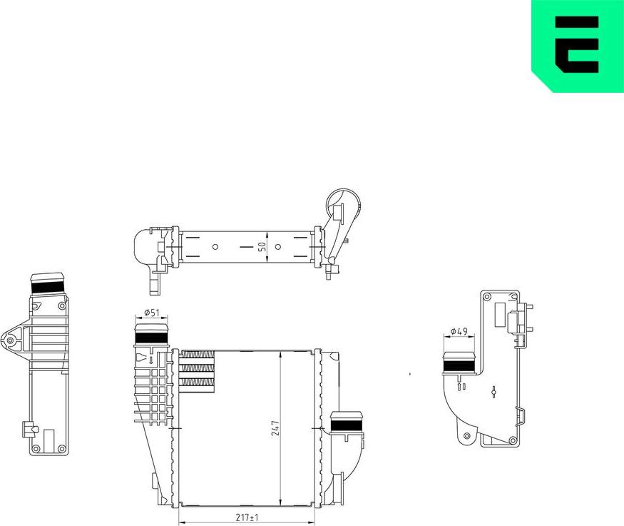 ERA 672020 - Интеркулер autocars.com.ua