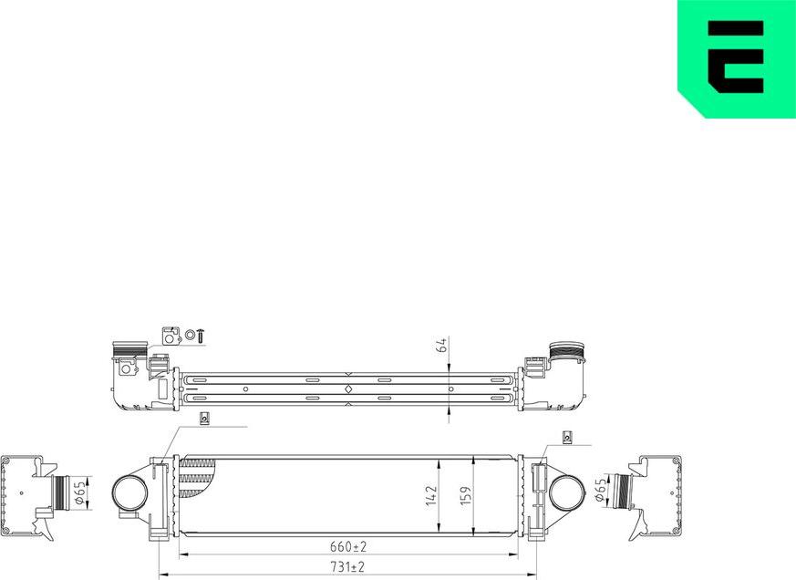 ERA 672067 - Интеркулер autocars.com.ua