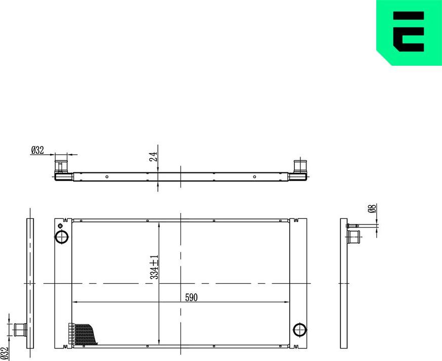 ERA 673113 - Радіатор, охолодження двигуна autocars.com.ua
