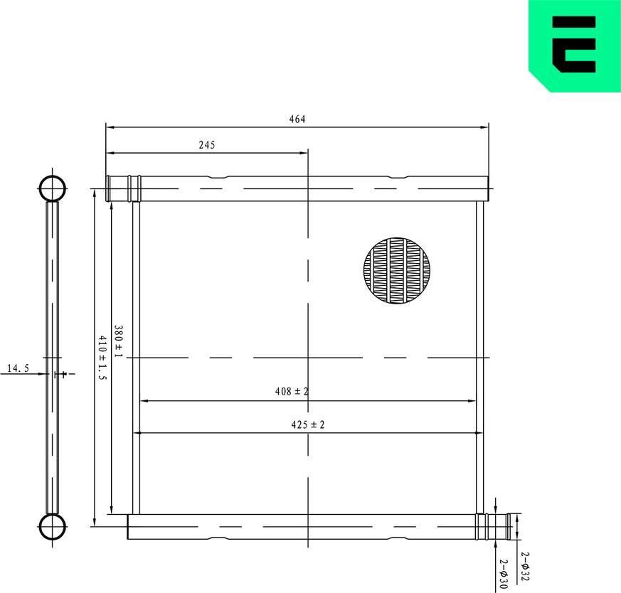 ERA 673617 - Радіатор, охолодження двигуна autocars.com.ua