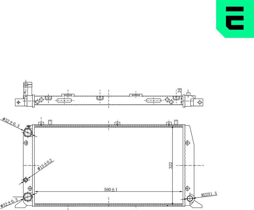ERA 673763 - Радіатор, охолодження двигуна autocars.com.ua