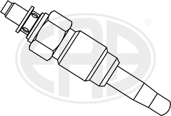 ERA 886025 - Свеча накаливания avtokuzovplus.com.ua