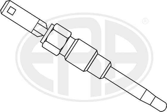 ERA 886124 - Свічка розжарювання autocars.com.ua