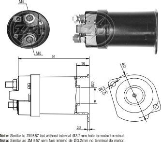 ERA ZM1557 - Тяговое реле, стартер avtokuzovplus.com.ua