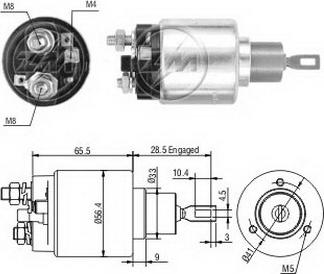 ERA ZM1674 - Тягове реле, стартер autocars.com.ua