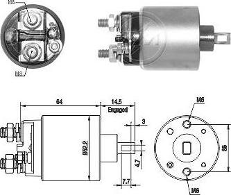 ERA ZM1710 - Тяговое реле, стартер avtokuzovplus.com.ua