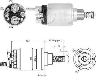 ERA ZM1732 - Тяговое реле, стартер avtokuzovplus.com.ua