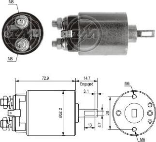 ERA ZM1782 - Тяговое реле, стартер avtokuzovplus.com.ua