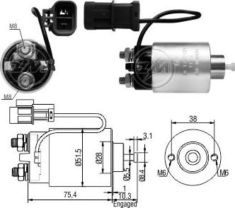 ERA ZM1792 - Тяговое реле, стартер avtokuzovplus.com.ua