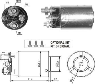 ERA ZM1862 - Тягове реле, стартер autocars.com.ua