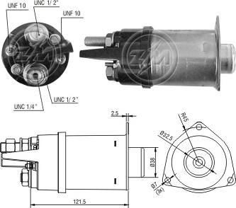 ERA ZM2452 - Тяговое реле, стартер autodnr.net