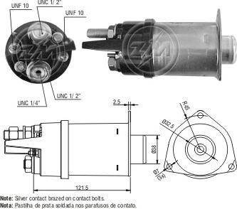 ERA ZM2460 - Тяговое реле, стартер autodnr.net