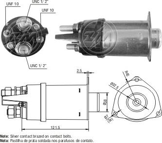 ERA ZM2461 - Тяговое реле, стартер avtokuzovplus.com.ua