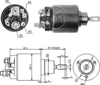 ERA ZM2571 - Тяговое реле, стартер avtokuzovplus.com.ua