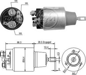 ERA ZM2775 - Тяговое реле, стартер avtokuzovplus.com.ua