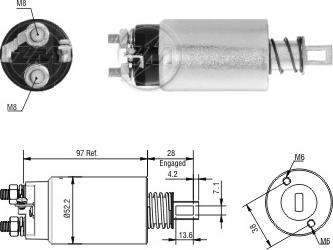 ERA ZM2982 - Тяговое реле, стартер avtokuzovplus.com.ua