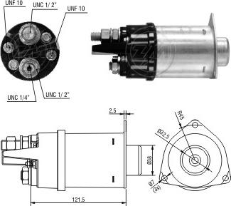 ERA ZM3452 - Тяговое реле, стартер autodnr.net