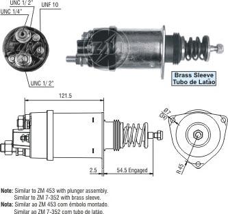 ERA ZM353 - Тягове реле, стартер autocars.com.ua