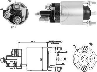 ERA ZM3708 - Тяговое реле, стартер avtokuzovplus.com.ua