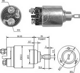 ERA ZM372 - Тяговое реле, стартер avtokuzovplus.com.ua